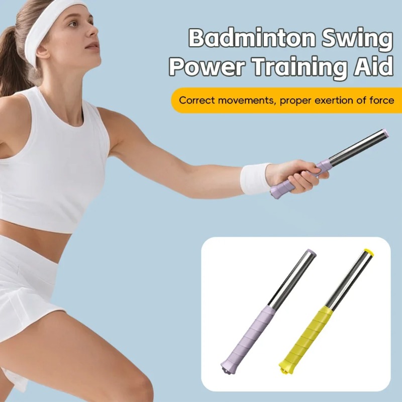 Power Tools Training - Badminton-Schwungtrainer Kraftgenerator Bewegungskorrektor Schläger-Trainingshilfe Anfänger Professionelles