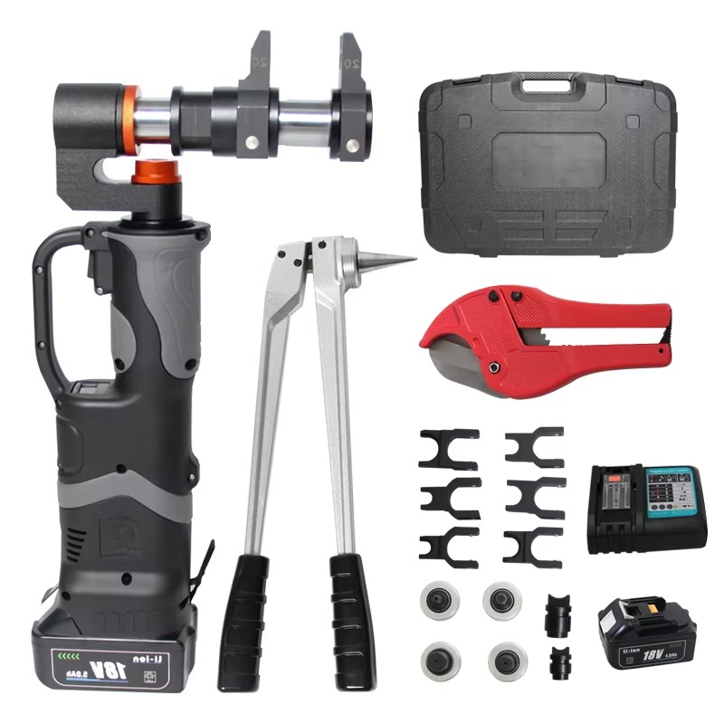 Power Tools Hydraulic - PZ-1632S Akkubetriebenes Hydraulisches Axial-Presswerkzeug und Erweiterungswerkzeug-Set