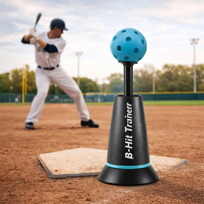 Power Tools Training - Robuster Nylon-Baseball-Tee-Popper: Schlagtraining-Ausrüstung ohne Pitcher für