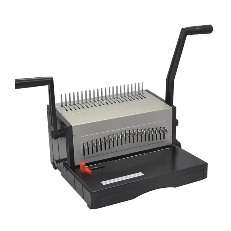 Power Tools Drawing - Loseblatt-Bindemaschine, Hochleistungs-Vollmesser-Design Kammbindemaschine