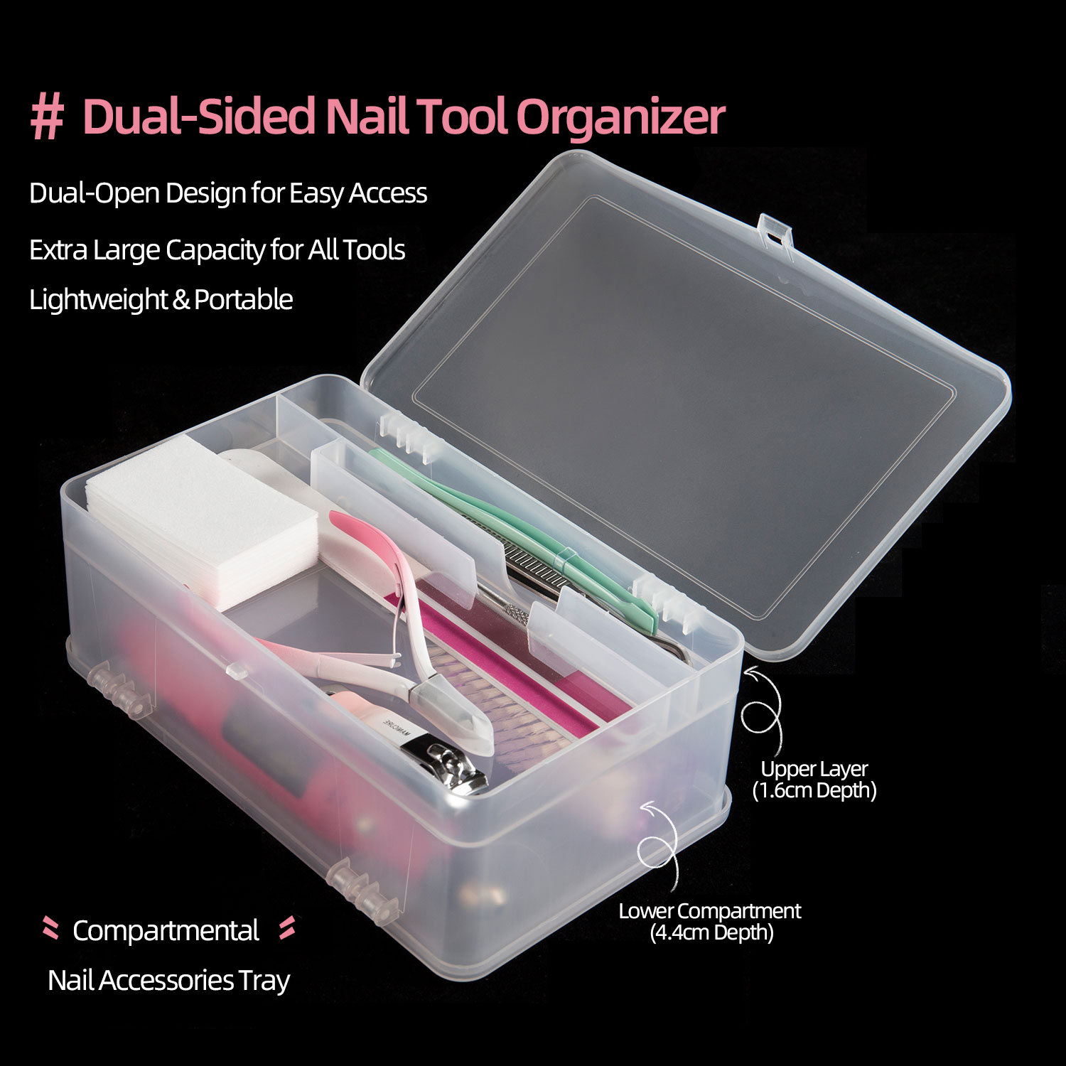 Dual-Open 2-Tier Super Kapazit – Power Tools Storage Bewertung und Preis