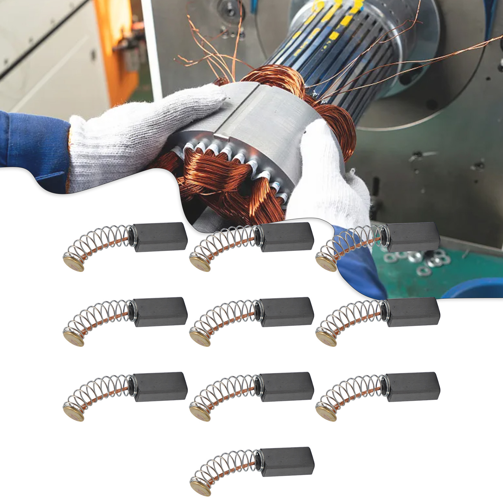 10er-Pack Kohlebürsten 12 mm x – Power X Tools And Machinery Bewertung und Preis