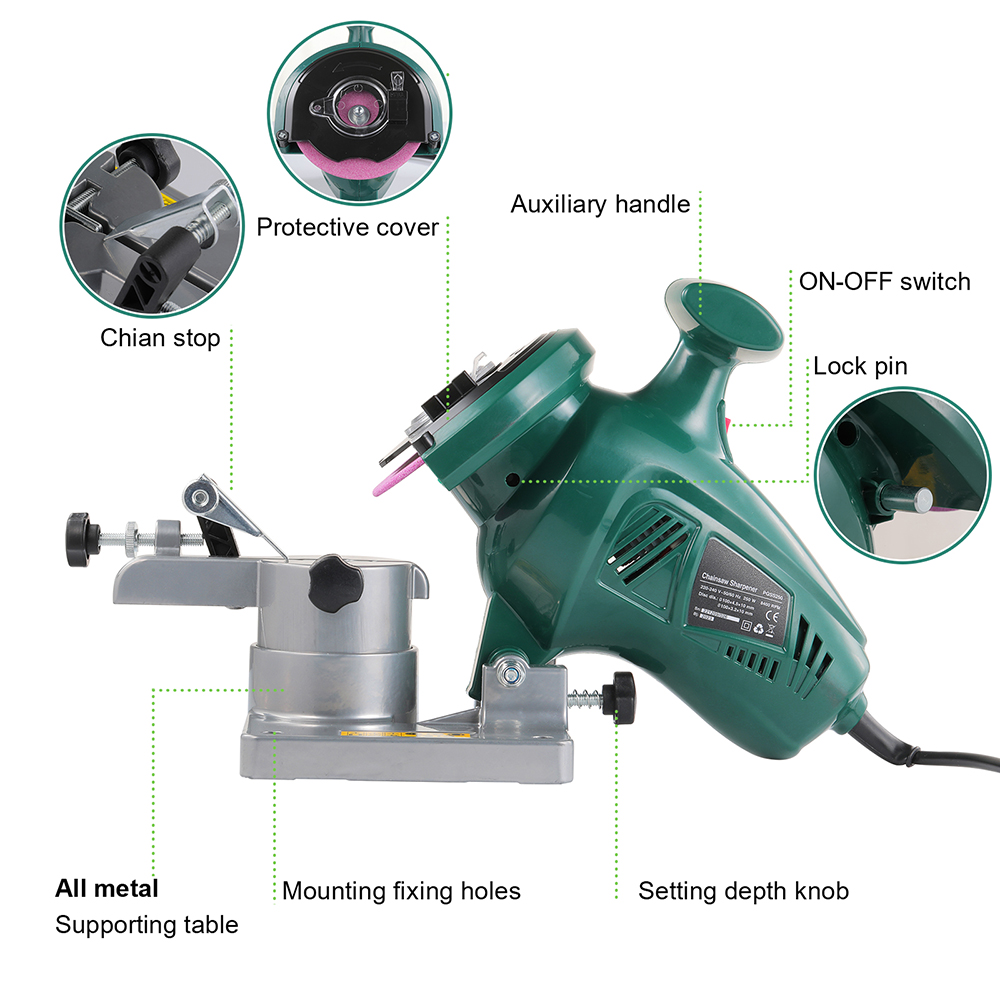 POSENPRO 250 W Kettensägenschä – Power Tools Online Bewertung und Preis
